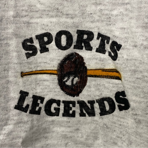 Vintage 1991 Babe Ruth Men’s Heather Gray Single Stitch T Shirt Made In USA XL - Picture 5 of 8